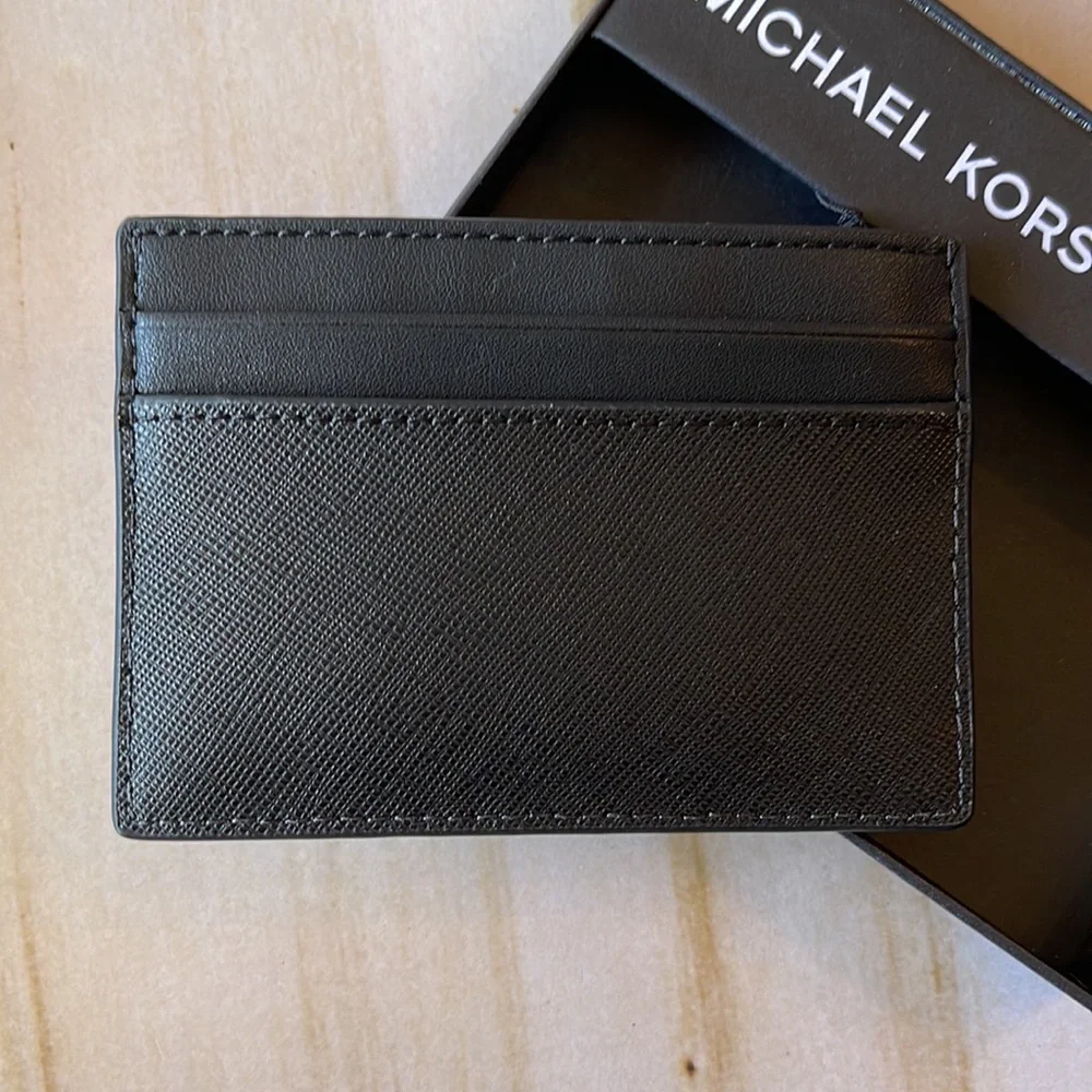 Michael Kors Andy Card Case in Black